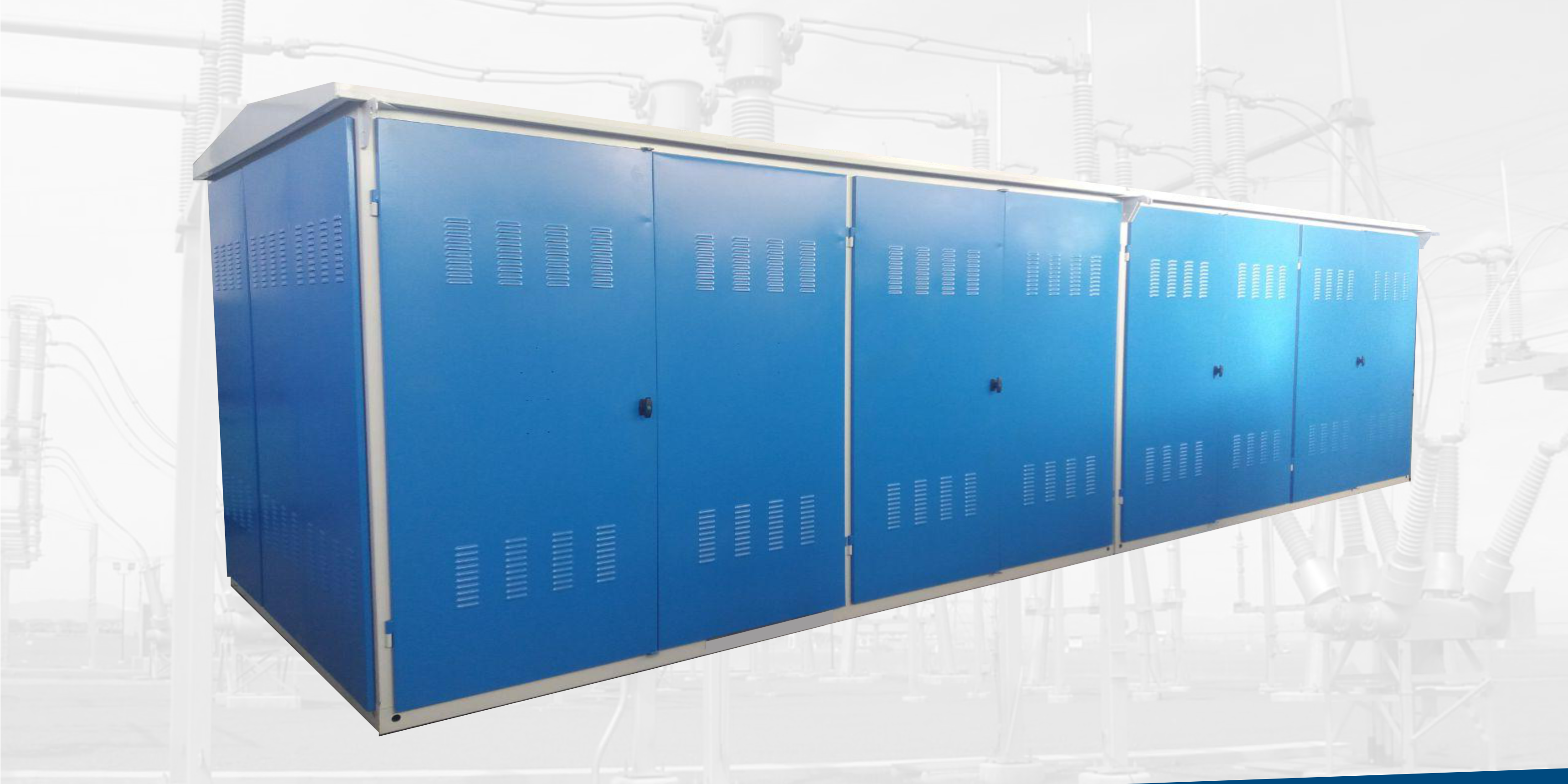 Complete transformer substations, urban
